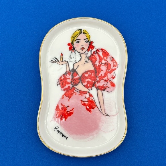 MOOMOOI Glamour Girl G2597 Trinket Tray - Picture 1 of 4
